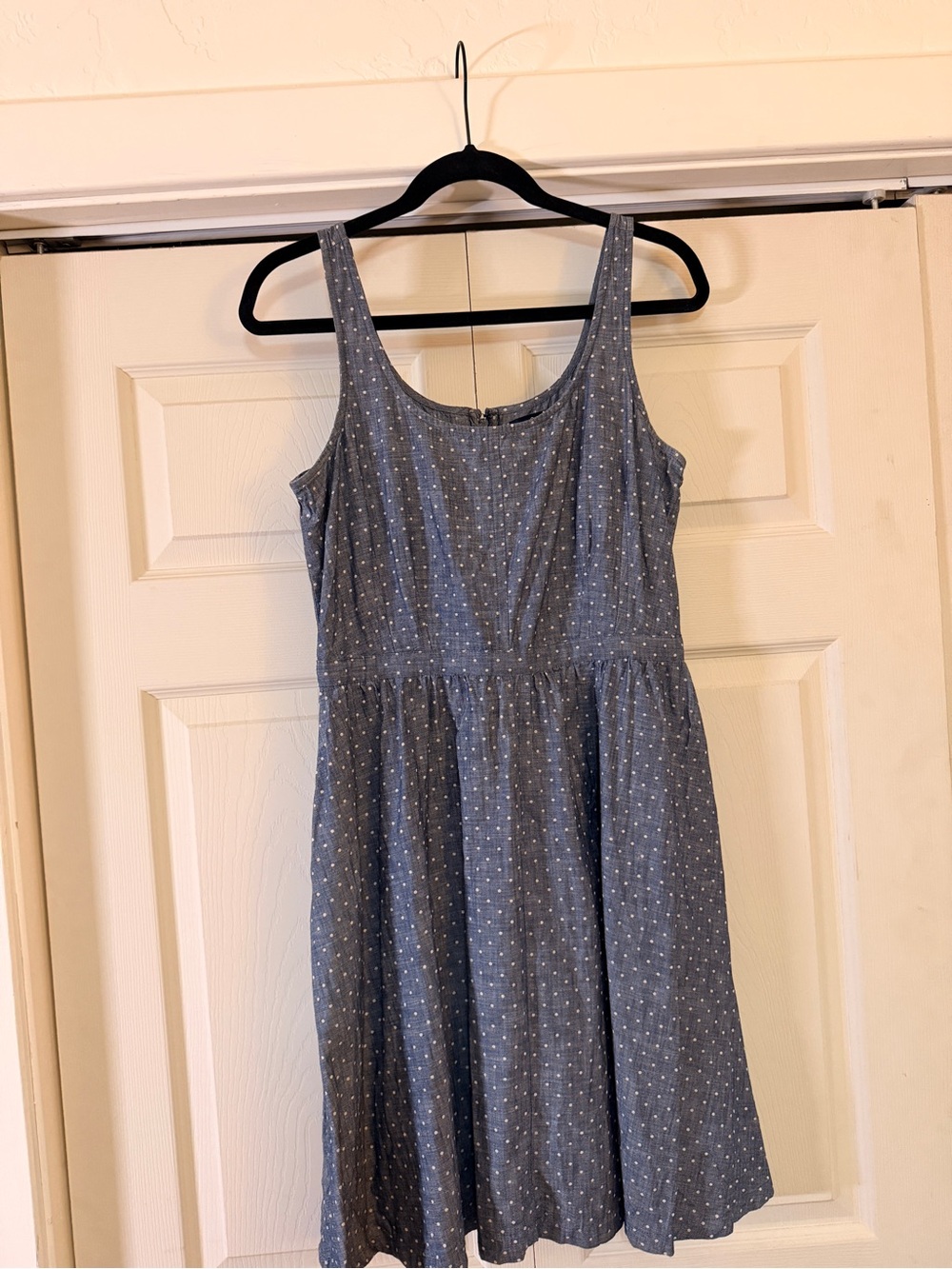Gap Polka Dot Sleeveless Midi Dress